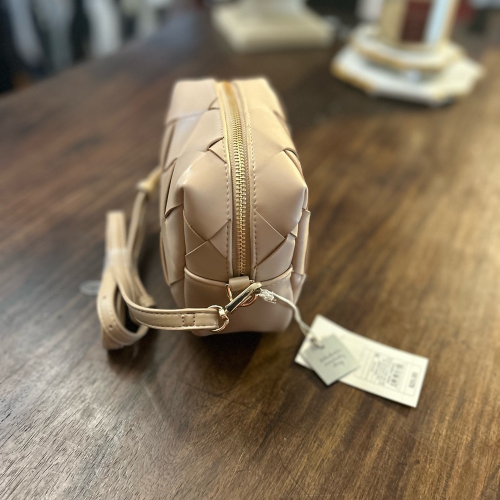 NWT A New Day Taupe Mini Crossbody 90% Recycled Materials Neutral purse - Picture 9 of 9